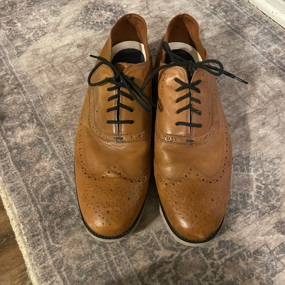 Classic Brown Leather Brogues